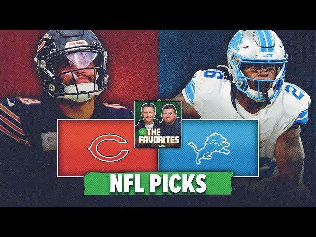 Chicago Bears vs Detroit Lions BEST BETS! NFL Picks & Predictions | The Favorites Podcast