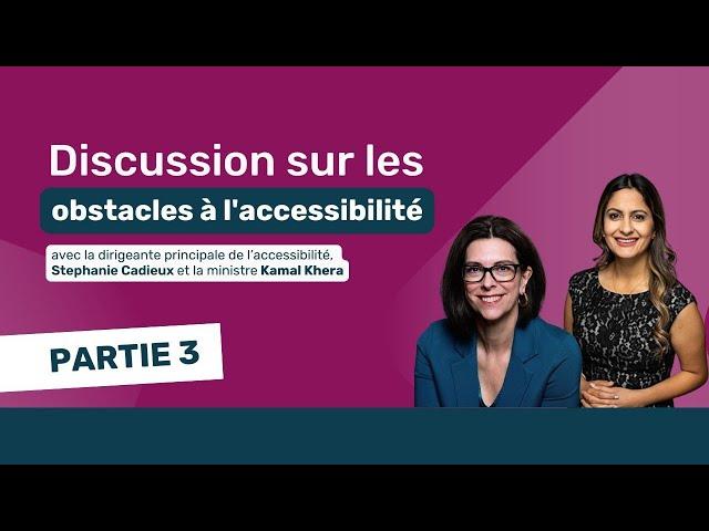 1er rapport de la dirigeante principale de l’accessibilité – Lancement de la Stratégie d'emploi