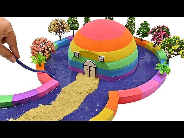 How To Build Hut from Kinetic Sand, Model Tree | Best Compilation Video