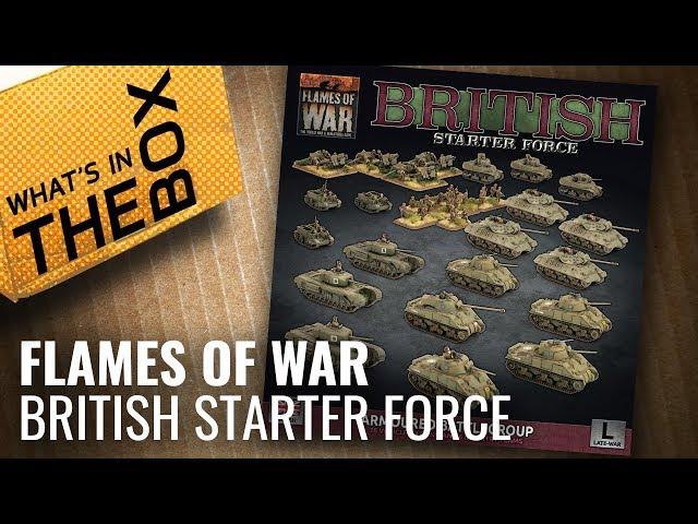 Flames of War Unboxing: British Starter Force