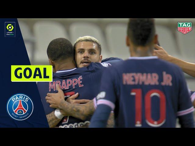 Goal Mauro ICARDI (9' - PARIS SAINT-GERMAIN) STADE DE REIMS - PARIS SAINT-GERMAIN (0-2) 20/21