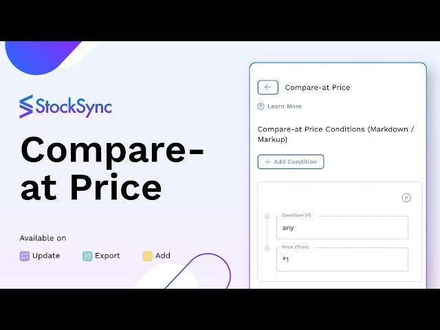 How to Add/Update Compare at Price in Stock Sync - Column Matching Guide | Inventory Management