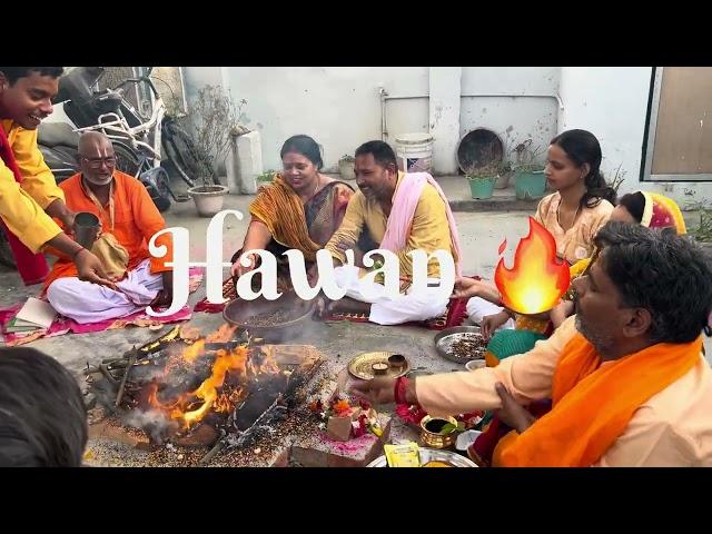 Ramnavmi pujan ️ || Hawan||