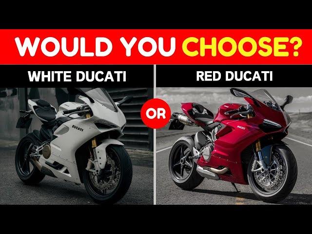 Would You Rather? | Cars and Bikes Edition | Hardest Choices 