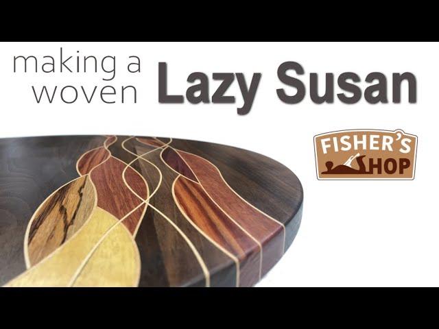 Woodworking:  Making a woven Lazy Susan