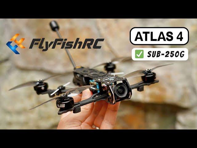 FlyFishRC Atlas 4 LR - 4" ultralight drone frame for sub-250g build with DJI O3 Air Unit