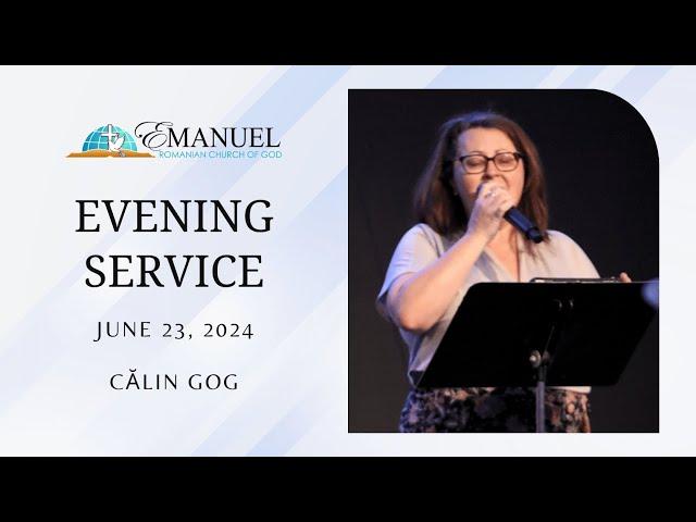 Evening Service - June 30, 2024