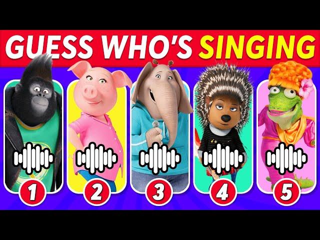  Guess Who's SINGING...!  Sing 1 & 2 | Johnny, Rosita, Meena, Gunter