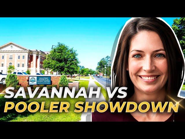 SAVANNAH Georgia vs POOLER Georgia: Which Is The Best Fit For You? | City Life vs Suburban Comfort