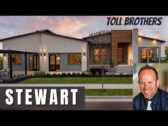 TOLL BROTHERS - Stewart Model HOME TOUR MODERN MODEL UTAH - #luxuryhomes #tollbrothers