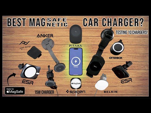 BEST Magsafe Car Charger? | Testing Out 10 Magnetic Car Mounts/Chargers on the iPhone!