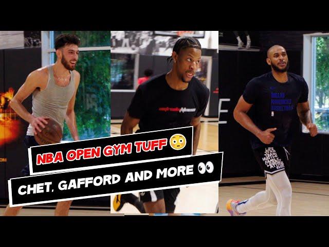 Chet Holmgren, Daniel Gafford, Dalen Terry & Coby White TURN UP at NBA Open Run 