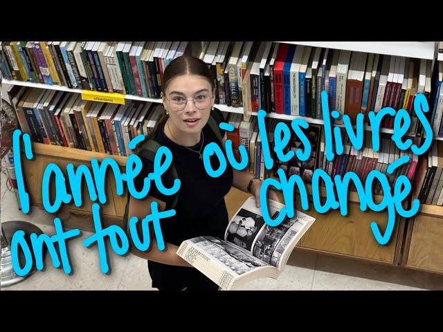 les meilleurs livres de l'année (sabbatique) de mes 20 ans