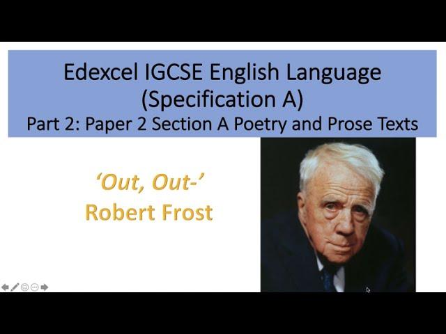 Analysis of 'Out, Out-' by Robert Frost