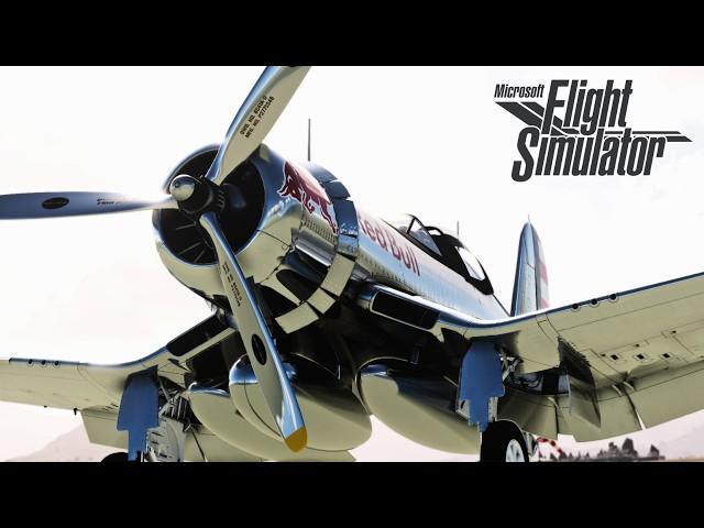 Microsoft Flight Simulator | FG-1D Corsair | Milford Sound (NZMF)  Queenstown (NZQN)