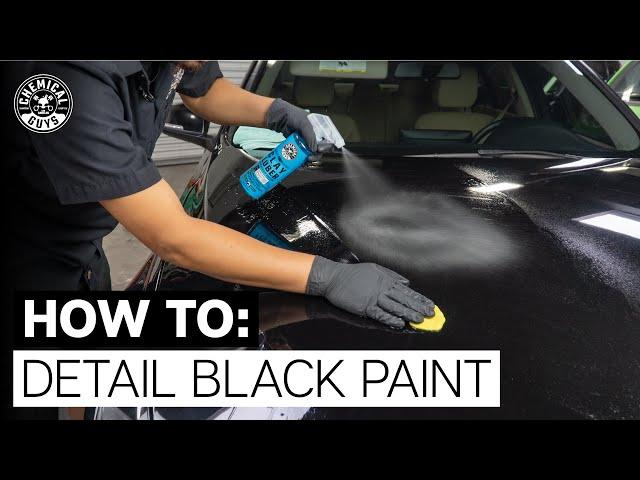 How To Detail Black Paint! - Chemical Guys