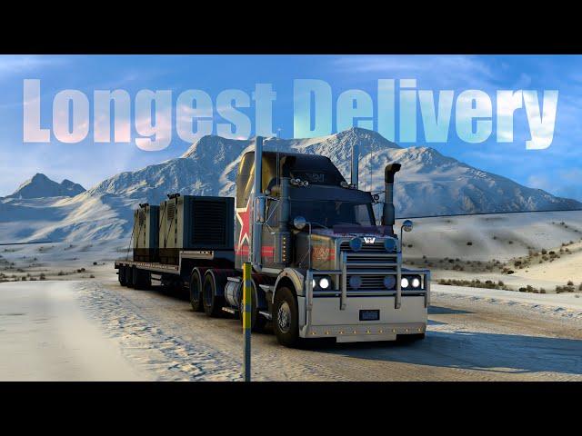 Longest Delivery | Alaska to Mexico | Western Star® 4800 | American Truck Simulator | Logitech G29