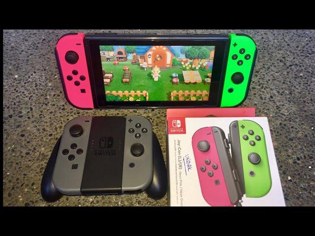 Unboxing - Neon Pink and Neon Green Joy-Cons from Amazon