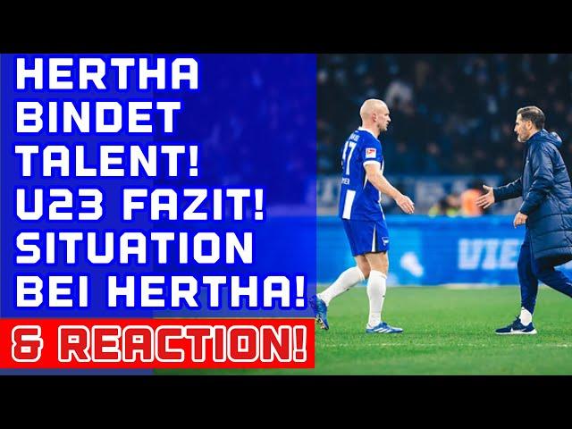 Hertha bindet weiteres Talent langfristig. Immer Hertha Podcast Situationsanalyse.