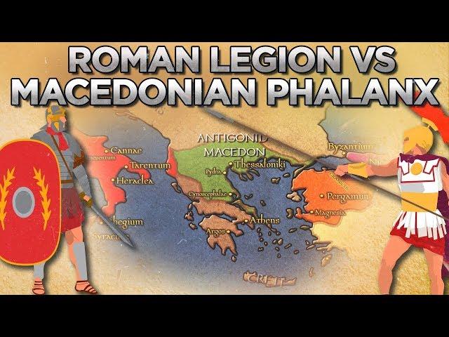 Roman Legion Against Macedonian Phalanx