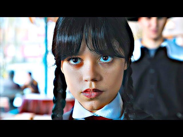 WEDNESDAY ADDAMS - Wednesday vs Three guys “Kung Fu” Fighting Scene (NEW 2022) Movie CLIP 4K