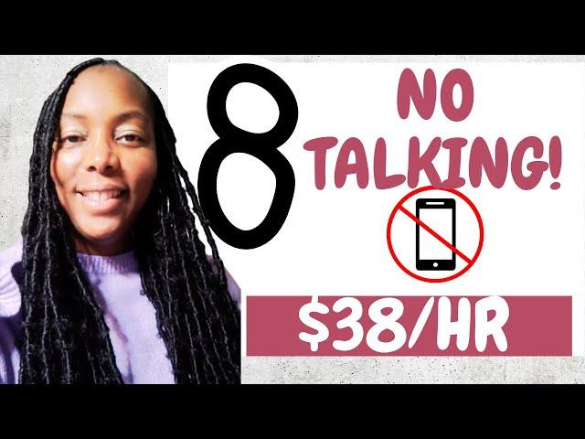 8 Non Phone Work from Home Jobs 2024| Earn $38/hr