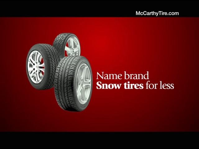 VIDAWORKS :: McCarthy Tire & Automotive Center  ::  Snow Tires