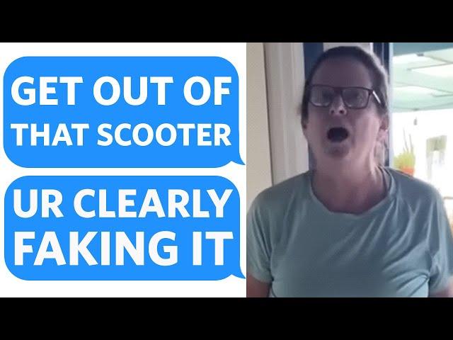 Walmart Shopper SCREAMS that I’m “FAKING MY DISABILITY”... DEMANDS I get out of my MOBILITY SCOOTER