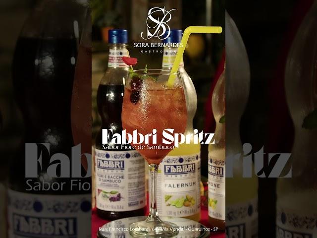 Fabbri Spritz - Saber Fiore de Sambuco - Eduardo Bernardes #sorabernardesgastropub