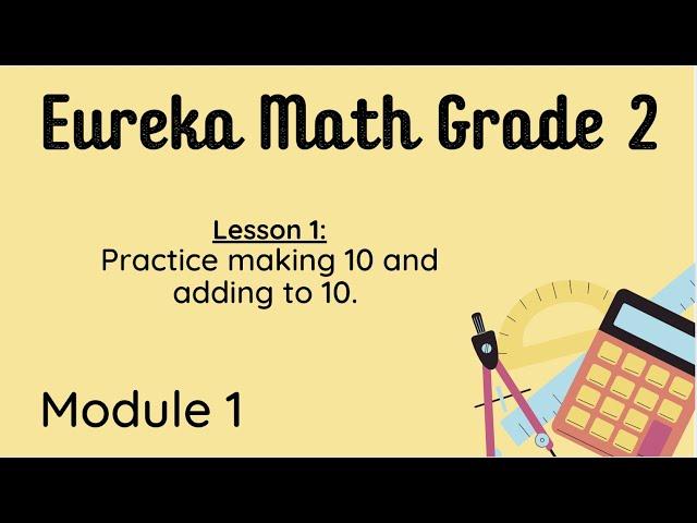 Eureka Grade 2 Module 1 Lesson 1