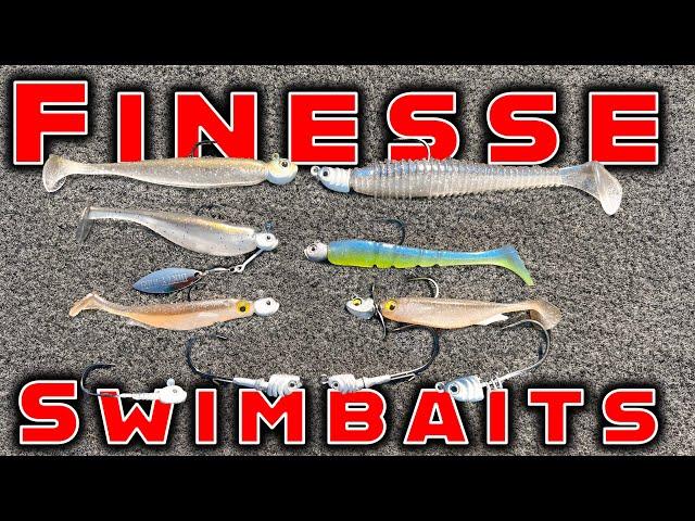 Finesse Swimbait Tricks! Heads, Colors, Actions! **Underwater Footage**