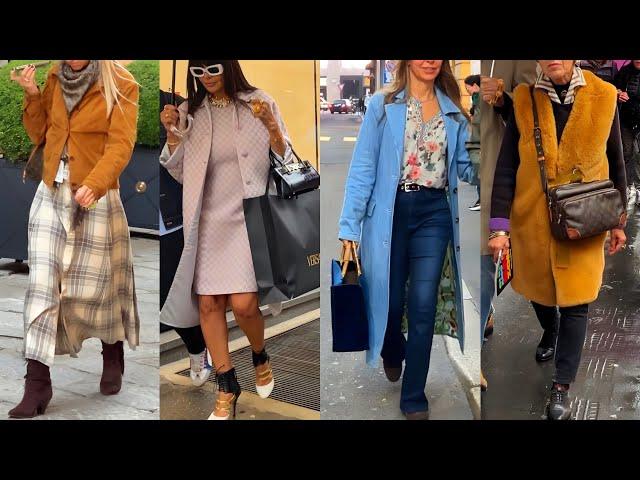 ITALIAN STREET STYLE FALL-WINTER 2024 | LOOKS ELEGANT LIKE MILANESE || OLD MONEY FASHION TRENDS