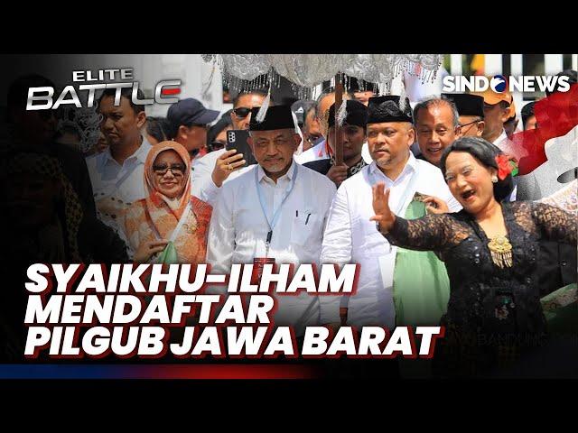 Ahmad Syaikhu-Ilham Habibie Daftar ke Kantor KPUD Jawa Barat - Sindo Sore 29/08