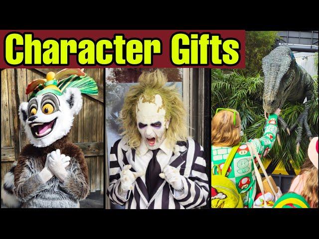 Giving Gifts to Characters at Universal Studios Florida & Islands of Adventure 2023