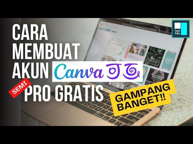 Cara Membuat Akun Canva Pro Gratis | Canva For Education Free