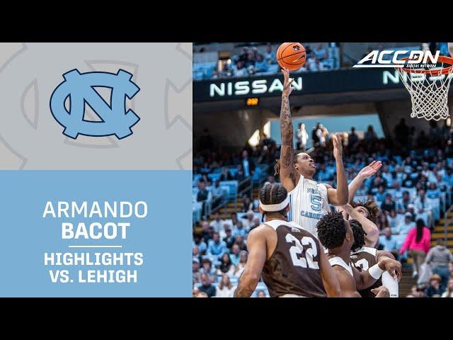 UNC's Armando Bacot With A 20-20 Double-Double In Just 26 Minutes