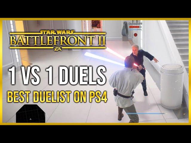 Battlefront 2 Lightsaber Duels | Dueling The BEST PLAYER On PS4 | Star Wars Battlefront 2 Gameplay