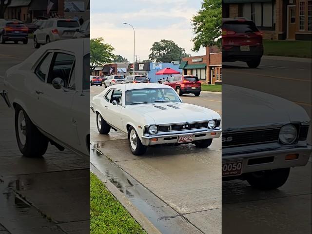 1969 Chevrolet Nova SS Classic Car Drive By Engine Sound Harper Charity Cruise 2024