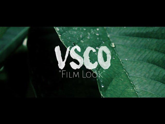 VSCO Tutorial: "Film Look"