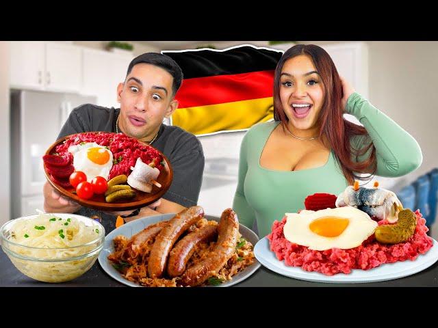 Trying GERMAN FOOD for the FIRST TIME!