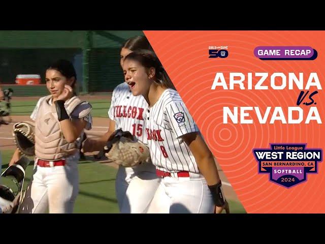 Game Highlights: Arizona vs Nevada | Little League Softball West Region Tournament