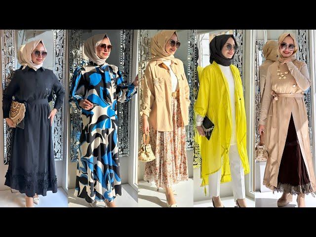 ألبسة نسائية موضة صيف 2024hijab tutorial turkishstyle hijab outifits  vêtements pour femmes