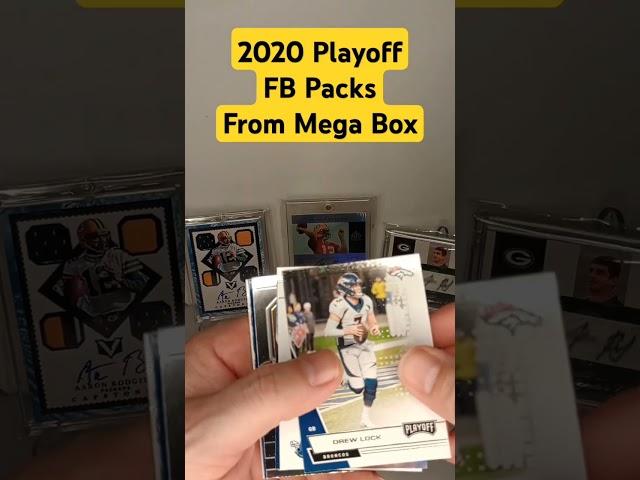 2020 Playoff Football Packs from Mega Box