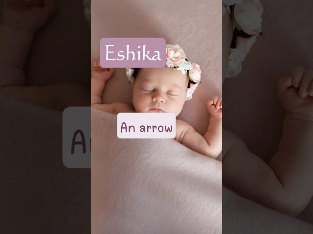 "E" Letter Hindu Baby Girl Names #shorts #shortvideo