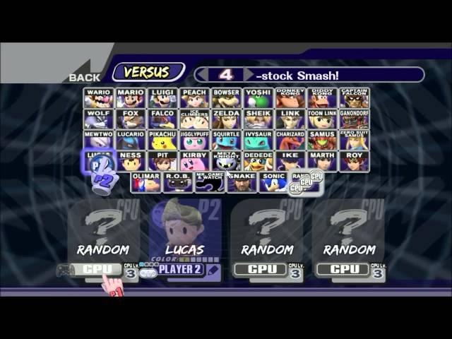 SSBB -  Melee Announcer Demonstration