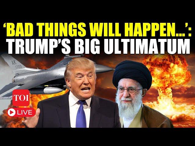 Trump Threatens To Bomb Tehran 'Like Never Before'; Defiant Iran Rejects Nuclear Talks
