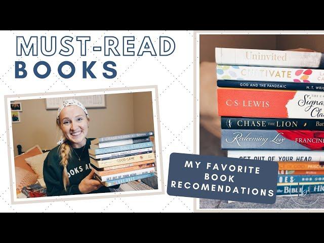 Must read Books!  15 Book Recommendations for Christians