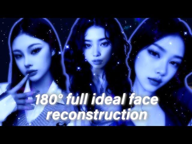 EXTREME facial beauty + 180° IDEAL FACE transformation  ₊˚ˑ༄ؘ  [collab w/ @skylerrr. ]