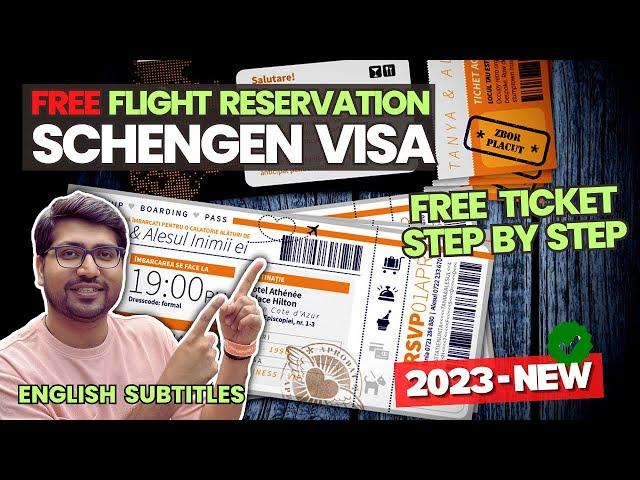 Free Flight Reservation for Schengen Visa ApplicationDummy Ticket Booking Online Free for Visa