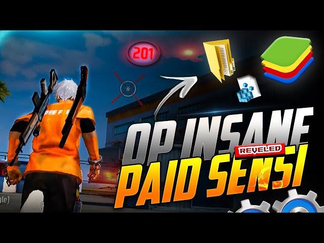 Revealing OP INSANE Paid Sensi Which Gives 99% Headshot Rate | Bluestacks 5